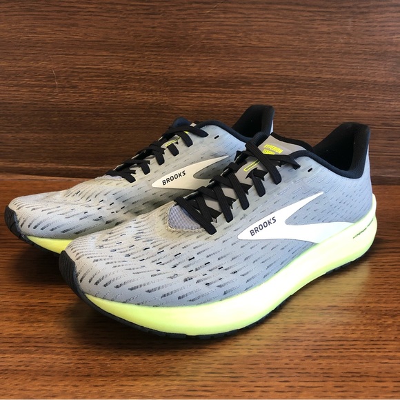 Brooks Other - BROOKS Hyperion Tempo 1 Men’s Grey/Yellow Neon Sneakers Size 11